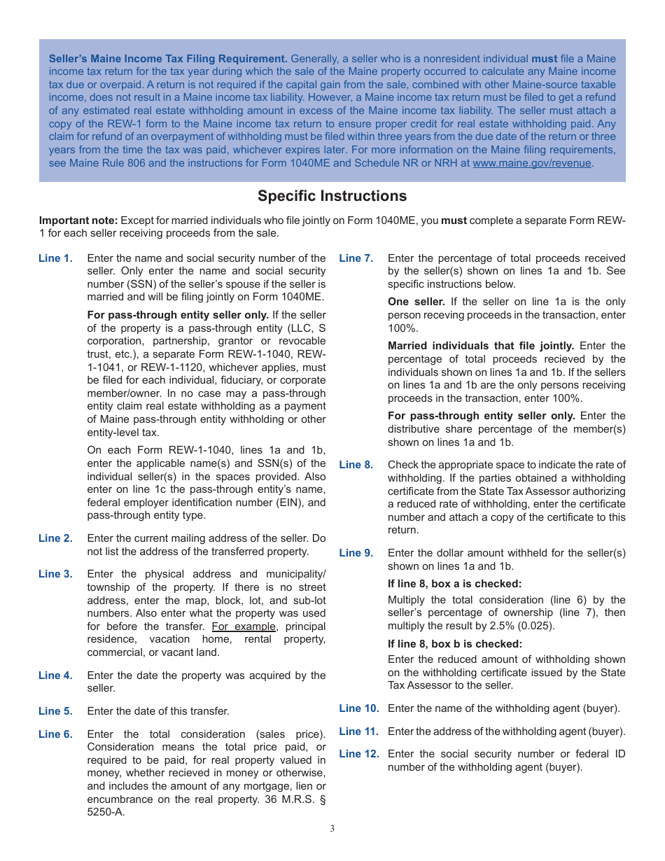 Form REW11040 2023 Fill Out, Sign Online and Download Fillable