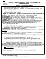 FAA Form 8610-1 Mechanic&#039;s Application for Inspection Authorization (14 Cfr Part 65), Page 4