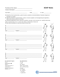 Document preview: Soap Notes Template - Associated Bodywork and Massage Professionals