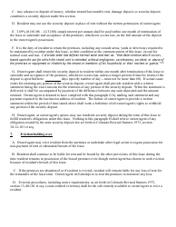 Monthly Lease Agreement Form - Colorado, Page 3