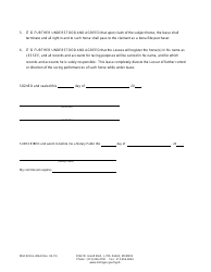 Form MGCB-RAL-4064 &quot;Lease Agreement for Racing Purposes&quot; - Michigan, Page 2
