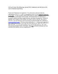 Form SSA-1425 &quot;Reporting Changes That Affect Your Social Security Payment&quot;, Page 4