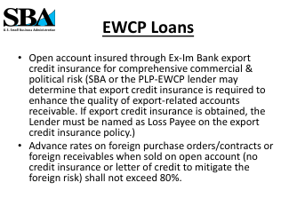 Insurance Requirements for SBA Loans, Page 15