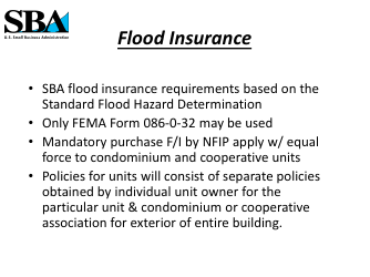 Insurance Requirements for SBA Loans, Page 8