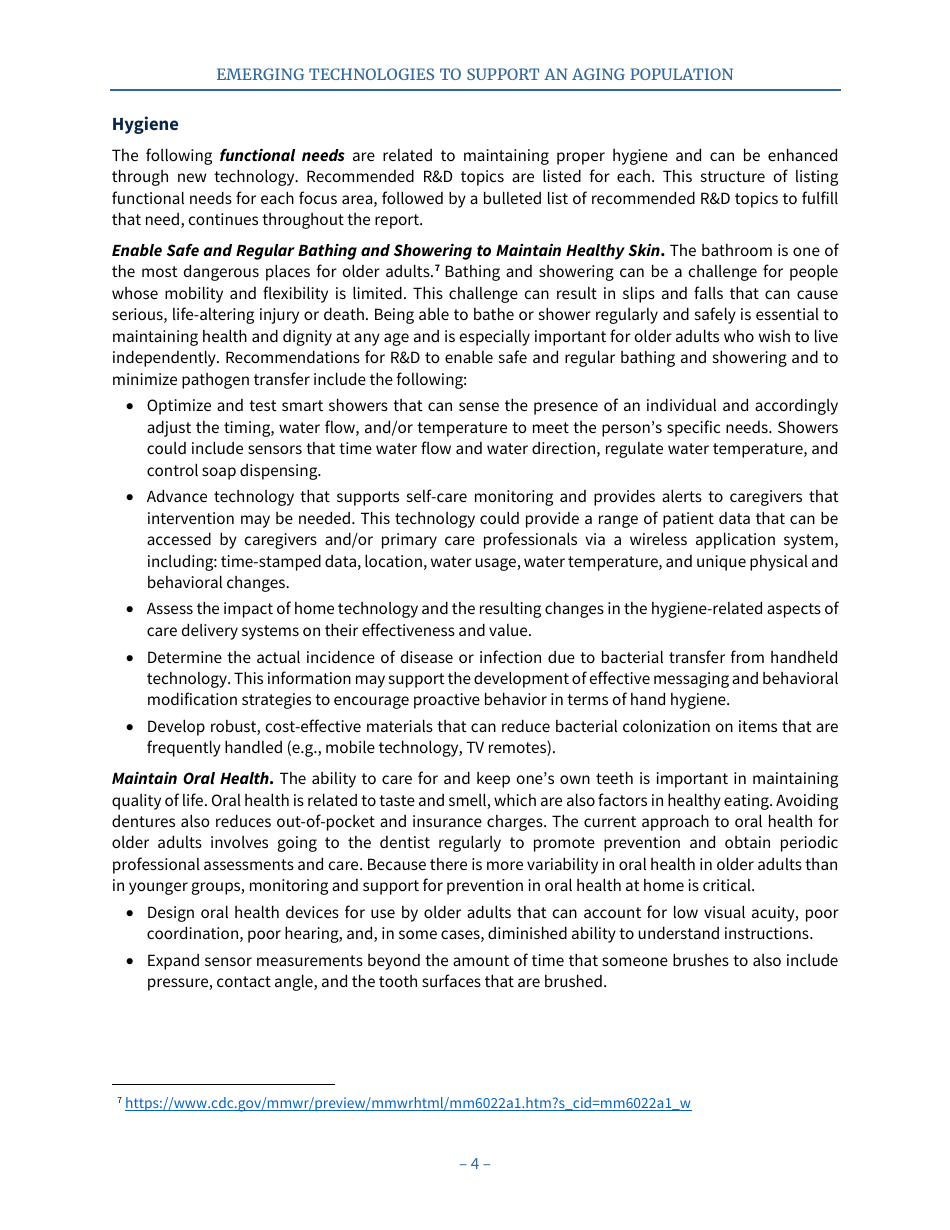 Emerging Technologies to Support an Aging Population, Page 12