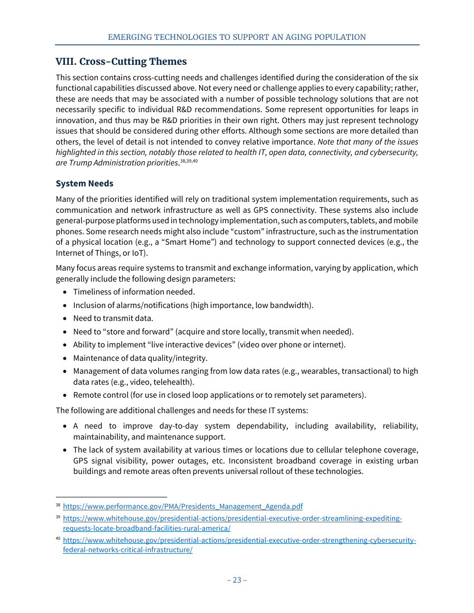 Emerging Technologies to Support an Aging Population, Page 31