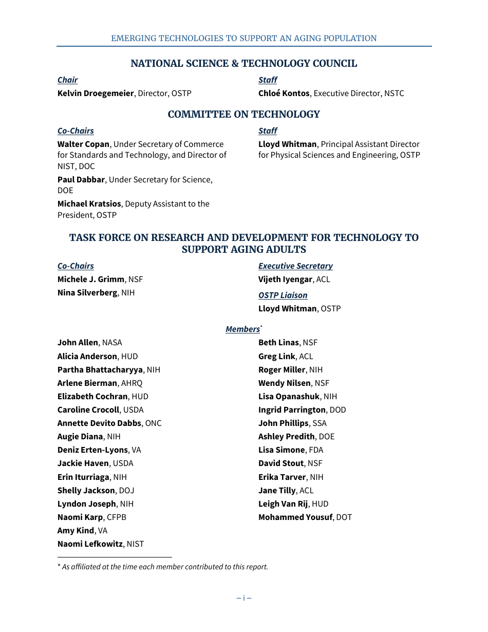 Emerging Technologies to Support an Aging Population, Page 3