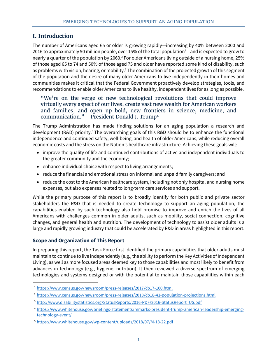 Emerging Technologies to Support an Aging Population, Page 9