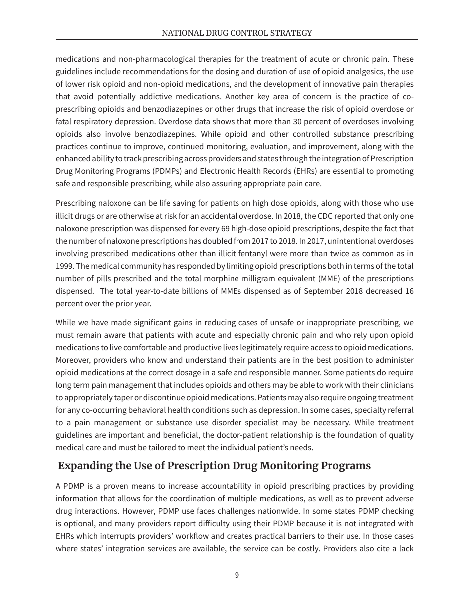 National Drug Control Strategy, Page 12