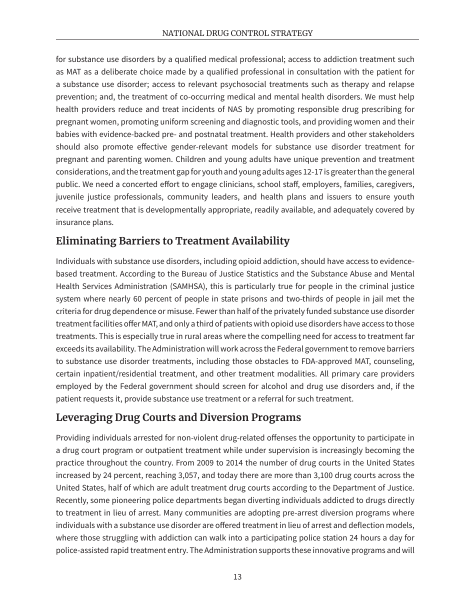 National Drug Control Strategy, Page 16