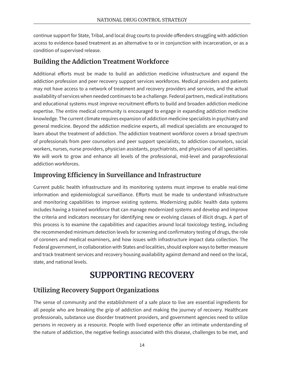 National Drug Control Strategy, Page 17