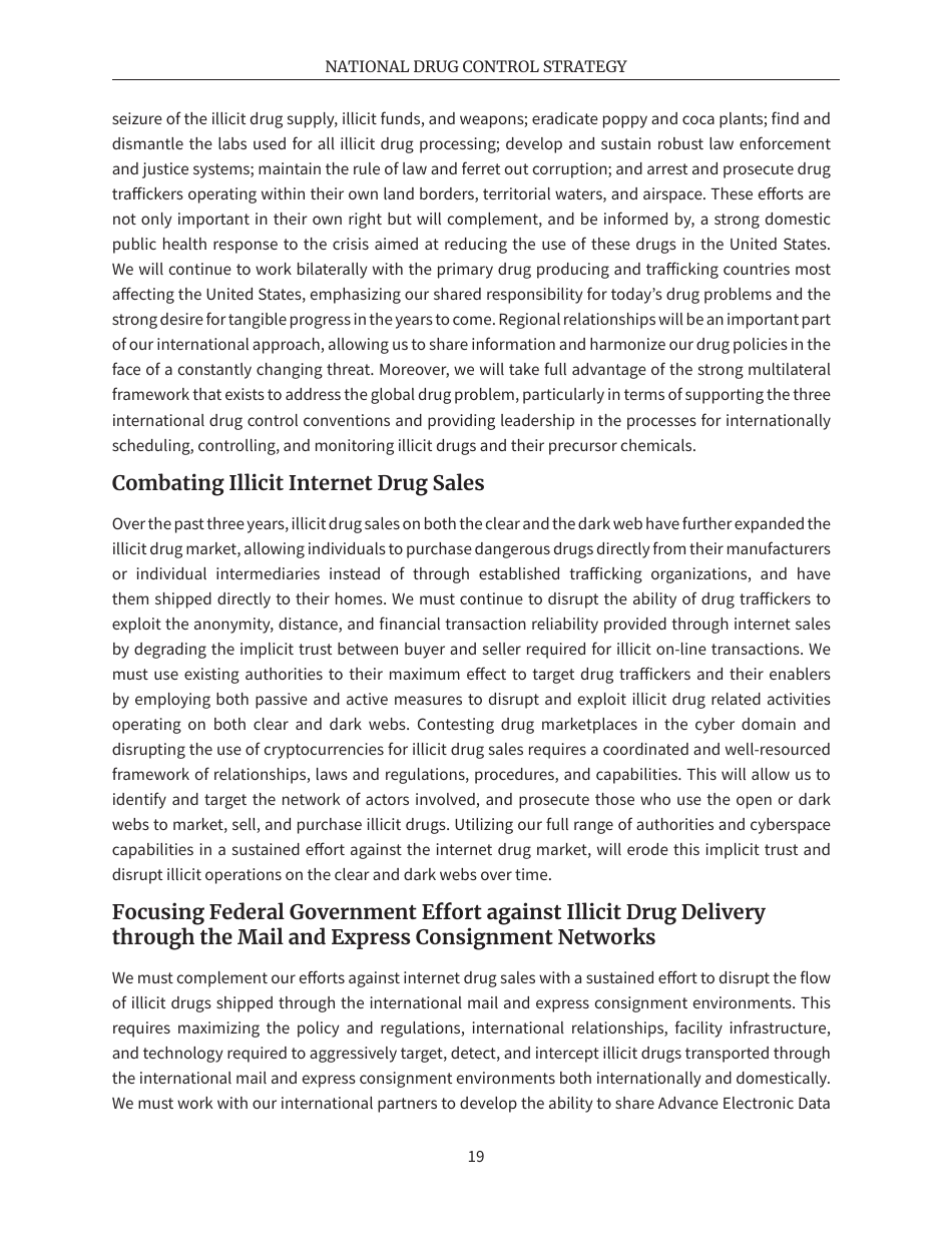 National Drug Control Strategy, Page 22