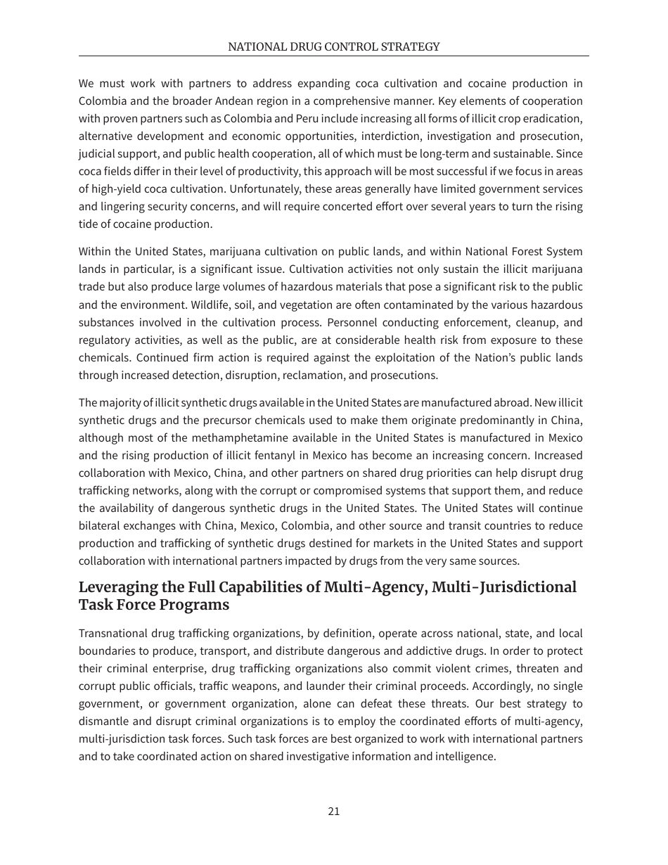 National Drug Control Strategy, Page 24