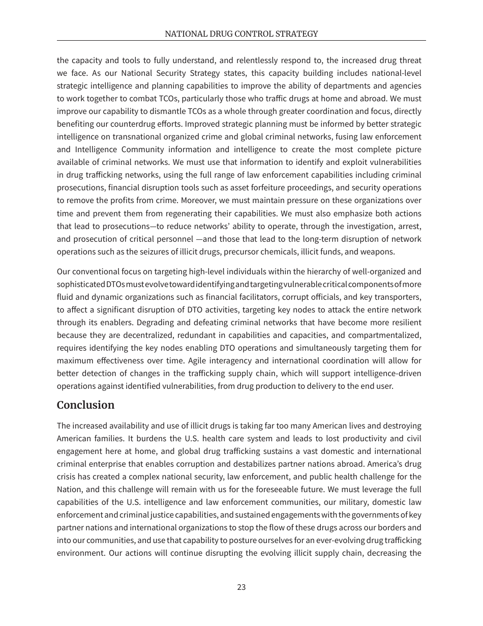 National Drug Control Strategy, Page 26