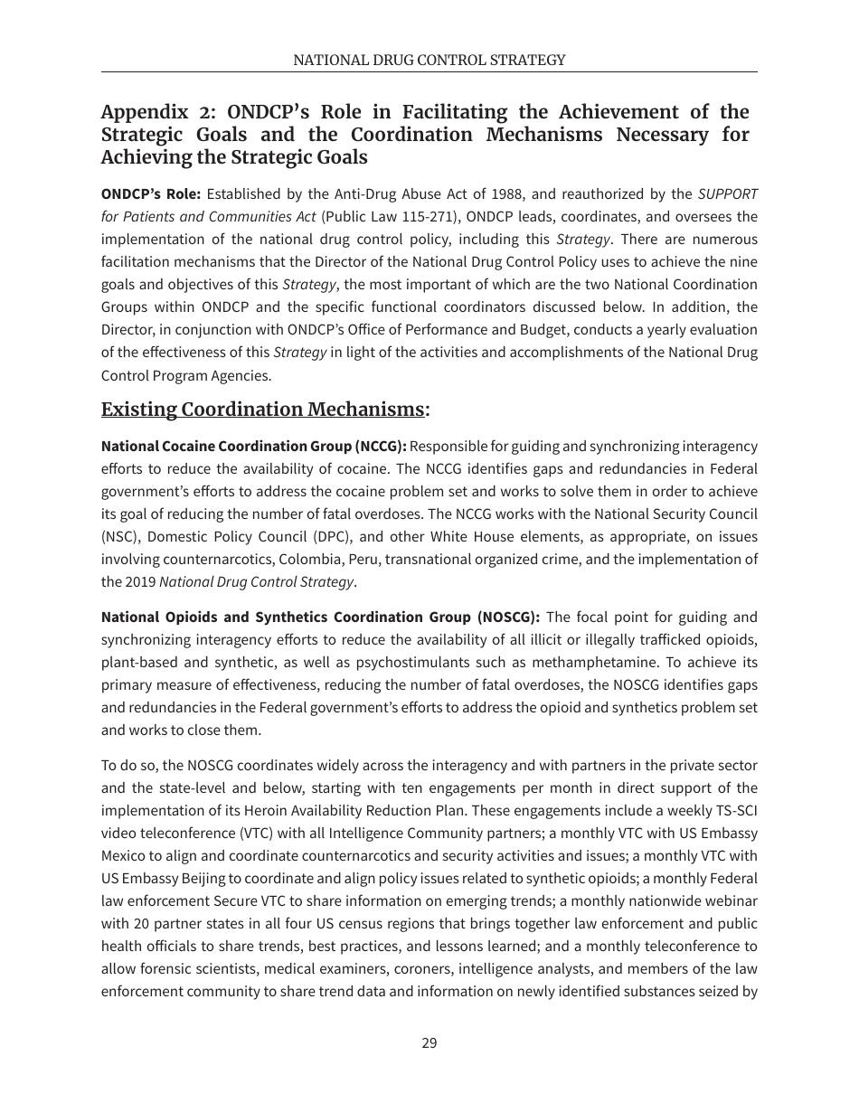 National Drug Control Strategy, Page 32