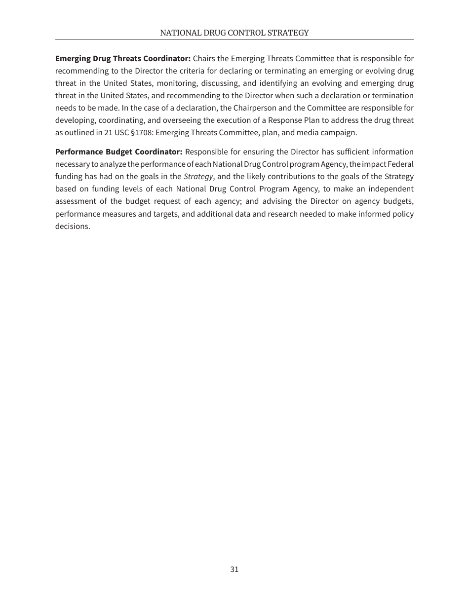 National Drug Control Strategy, Page 34