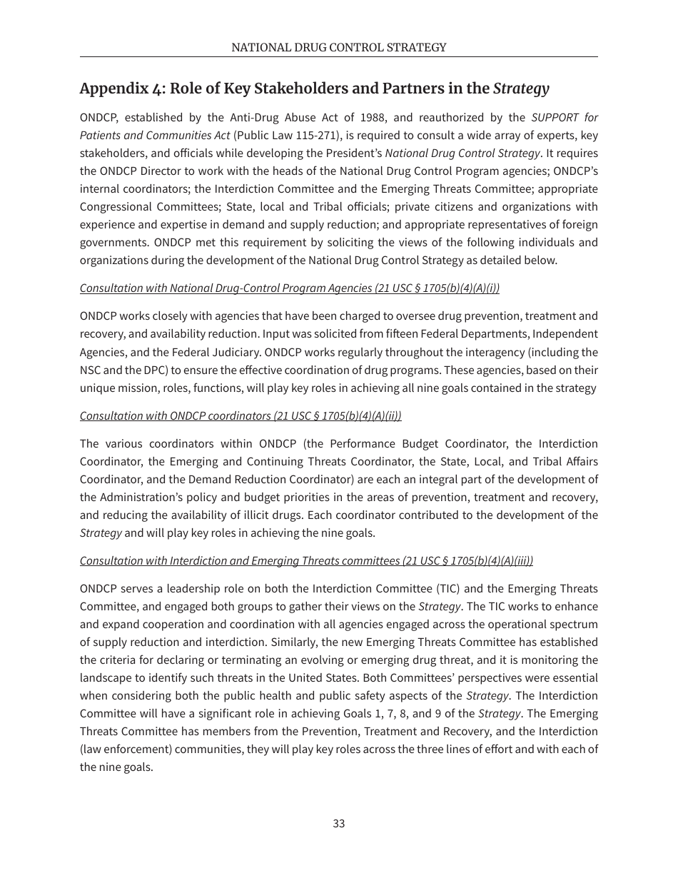 National Drug Control Strategy, Page 36