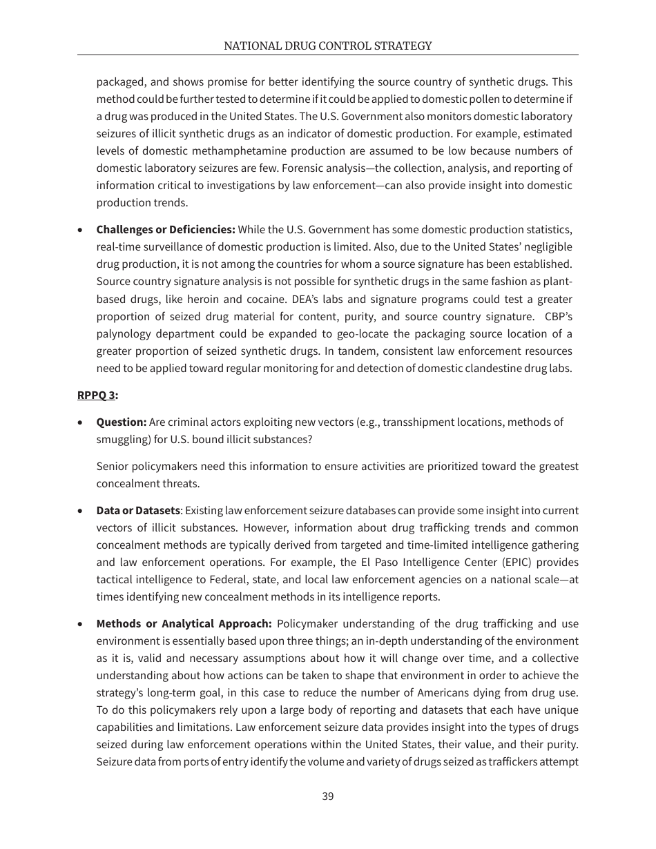 National Drug Control Strategy, Page 42