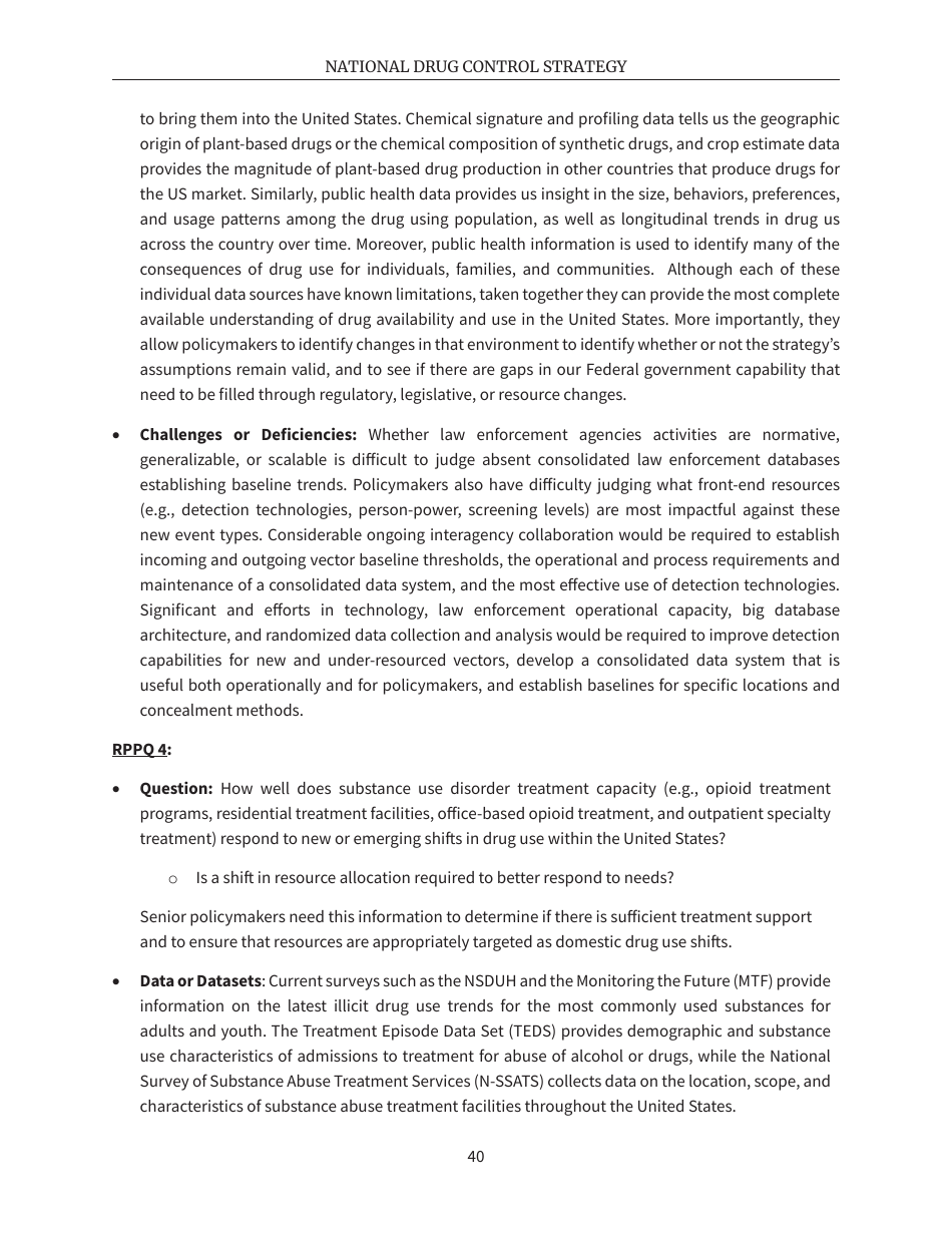 National Drug Control Strategy, Page 43