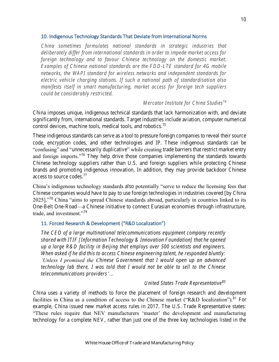 How Chinas Economic Aggression Threatens the Technologies and Intellectual Property of the United States and the World, Page 11