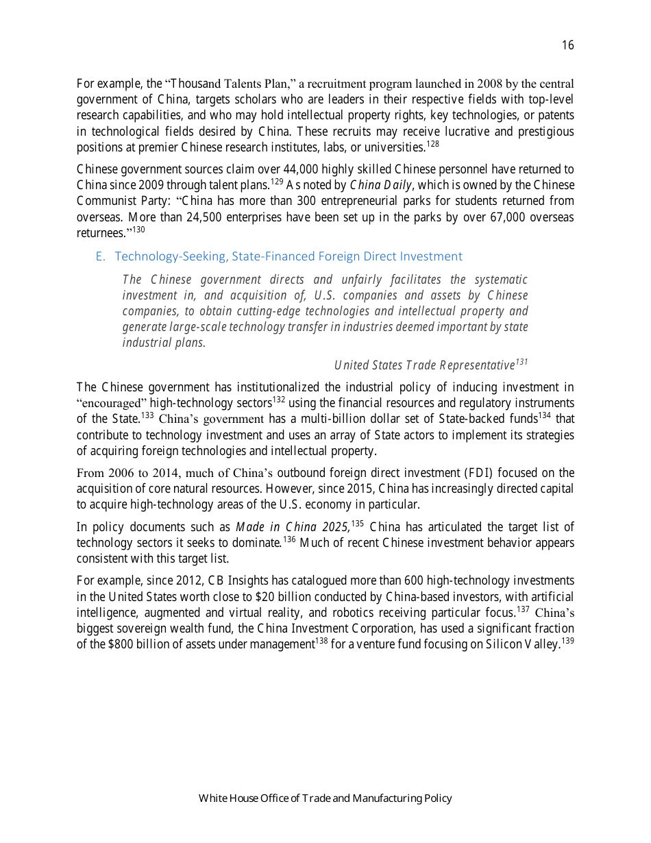 How Chinas Economic Aggression Threatens the Technologies and Intellectual Property of the United States and the World, Page 17