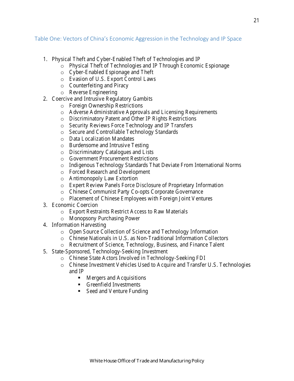 How Chinas Economic Aggression Threatens the Technologies and Intellectual Property of the United States and the World, Page 22