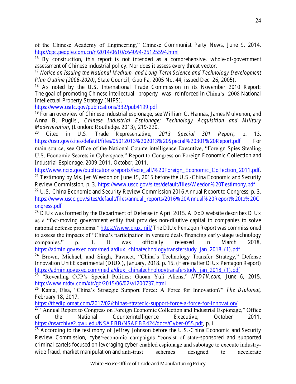 How Chinas Economic Aggression Threatens the Technologies and Intellectual Property of the United States and the World, Page 25