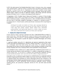 How China&#039;s Economic Aggression Threatens the Technologies and Intellectual Property of the United States and the World, Page 5