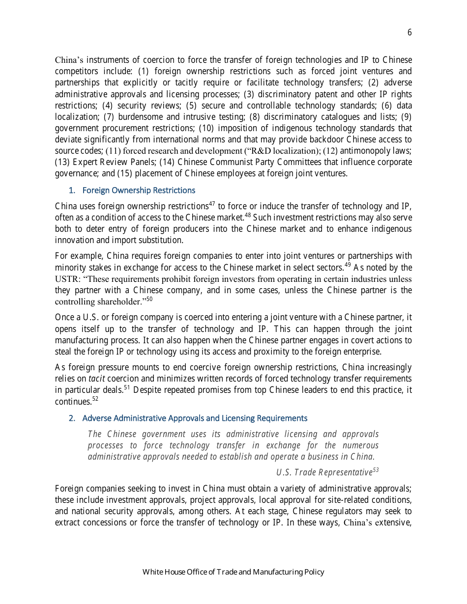 How Chinas Economic Aggression Threatens the Technologies and Intellectual Property of the United States and the World, Page 7