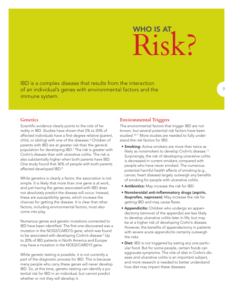 The Facts About Inflammatory Bowel Diseases - Crohns  Colitis Foundation, Page 11