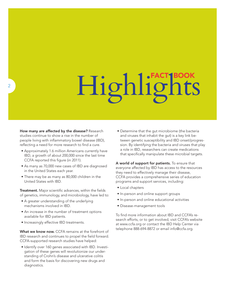The Facts About Inflammatory Bowel Diseases - Crohns  Colitis Foundation, Page 4