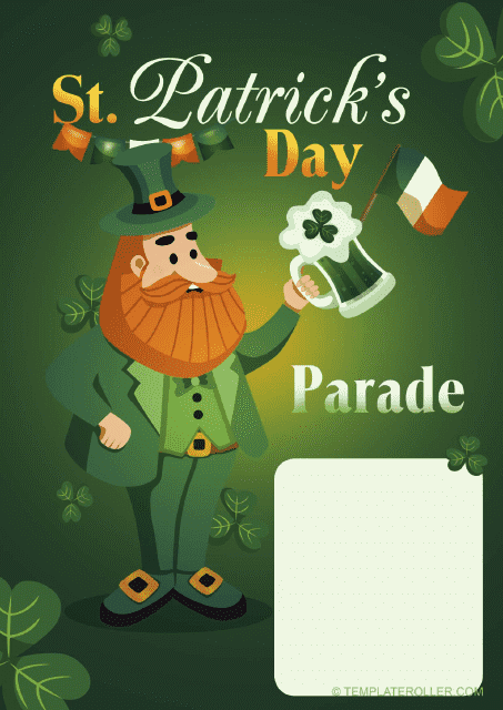 St. Patrick's Day Flyer - Parade