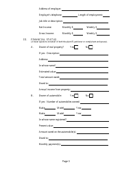 Affidavit of Financial Status - Missouri, Page 3