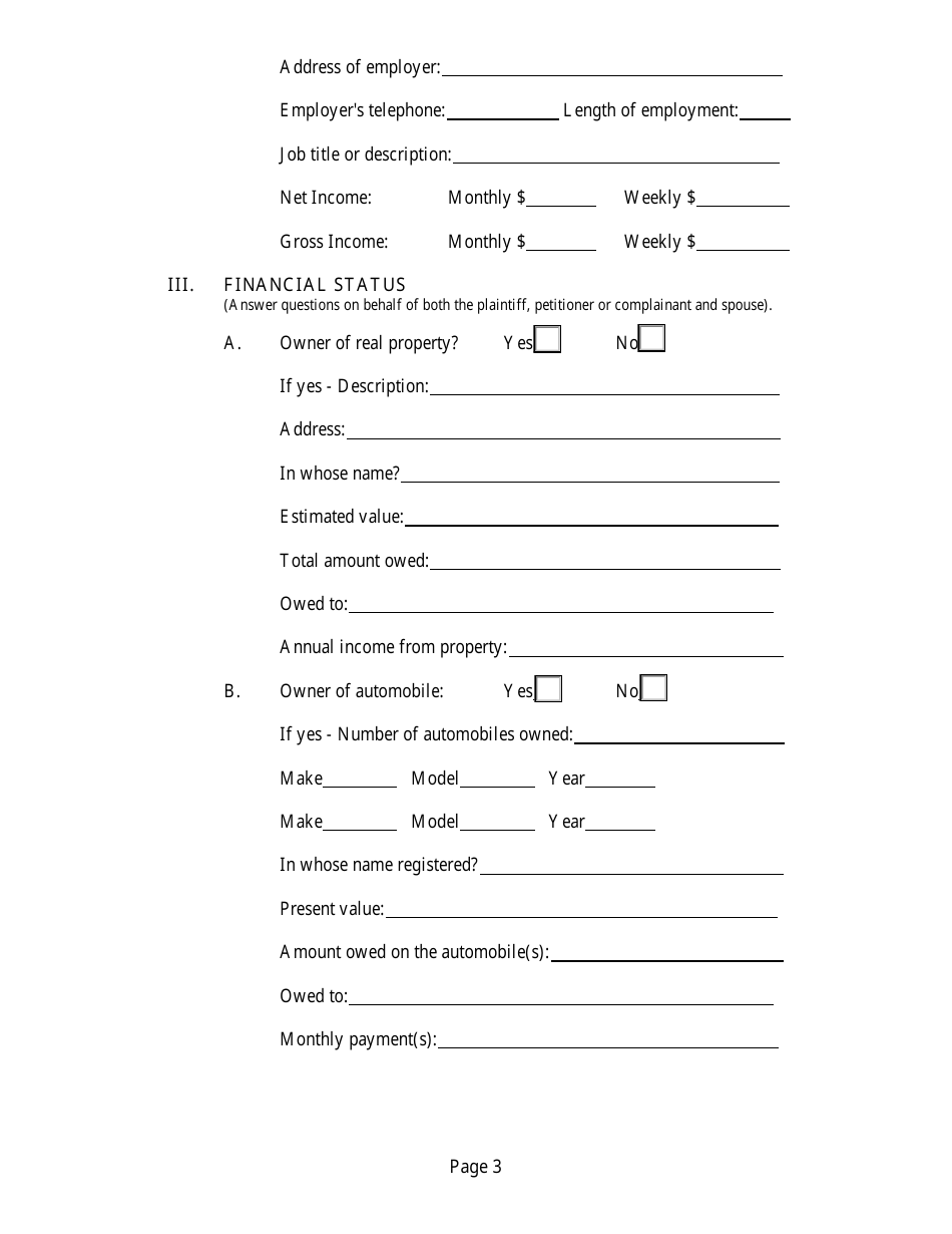Missouri affidavit of financial status fill out sign online and