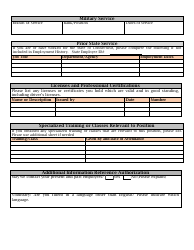 Application for Employment - Connecticut, Page 3