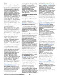 Instrucciones para IRS Formulario 1040-PR Declaracion De Impuestos Federal Sobre El Trabajo Por Cuenta Propia (Incluyendo El Credito Tributario Adicional Por Hijos Para Residentes Bona Fide De Puerto Rico) (Puerto Rican Spanish), Page 25
