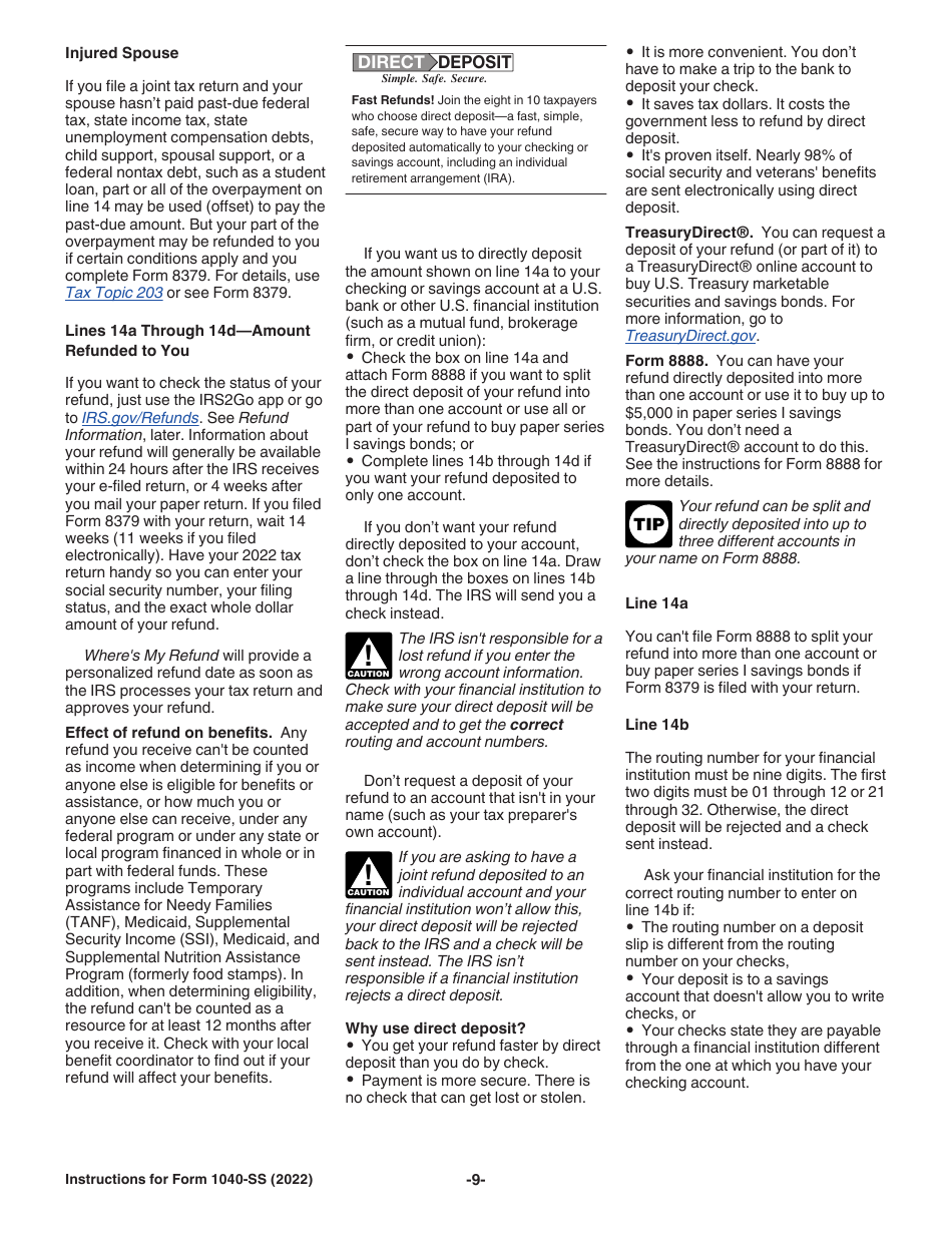 Instructions for IRS Form 1040-SS U.S. Self-employment Tax Return (Including the Additional Child Tax Credit for Bona Fide Residents of Puerto Rico), Page 9