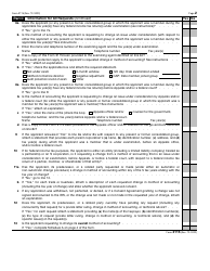 IRS Form 3115 Application for Change in Accounting Method, Page 2