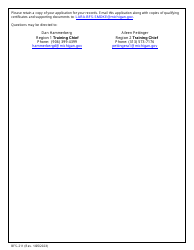 Form BFS-211 Instructor II Application - Michigan, Page 2