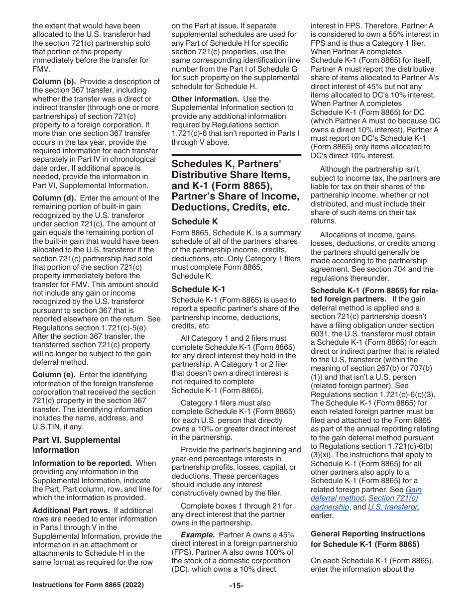 Instructions for Form 8865 Return of U.S. Persons With Respect to Certain Foreign Partnerships, Page 15