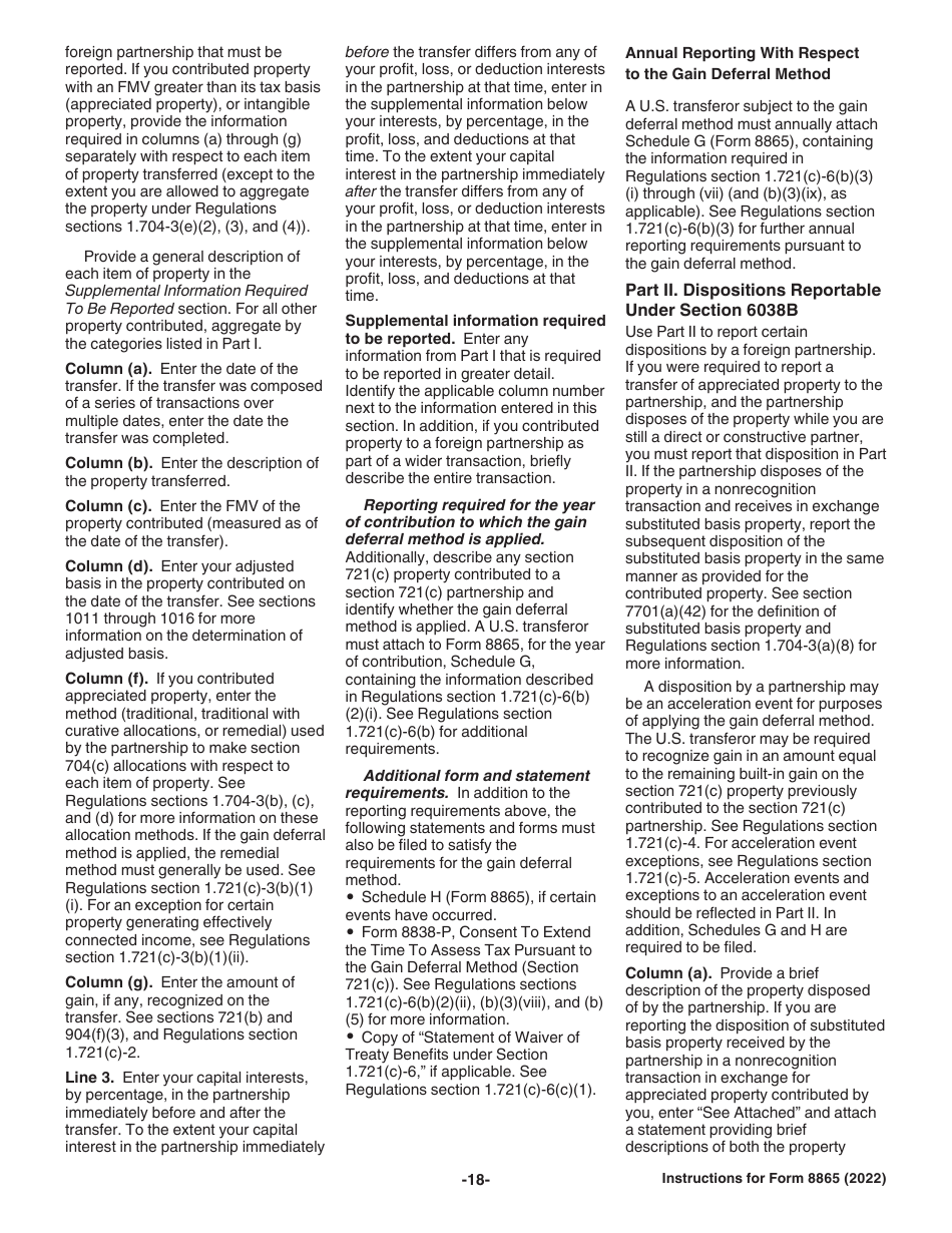 Instructions for Form 8865 Return of U.S. Persons With Respect to Certain Foreign Partnerships, Page 18