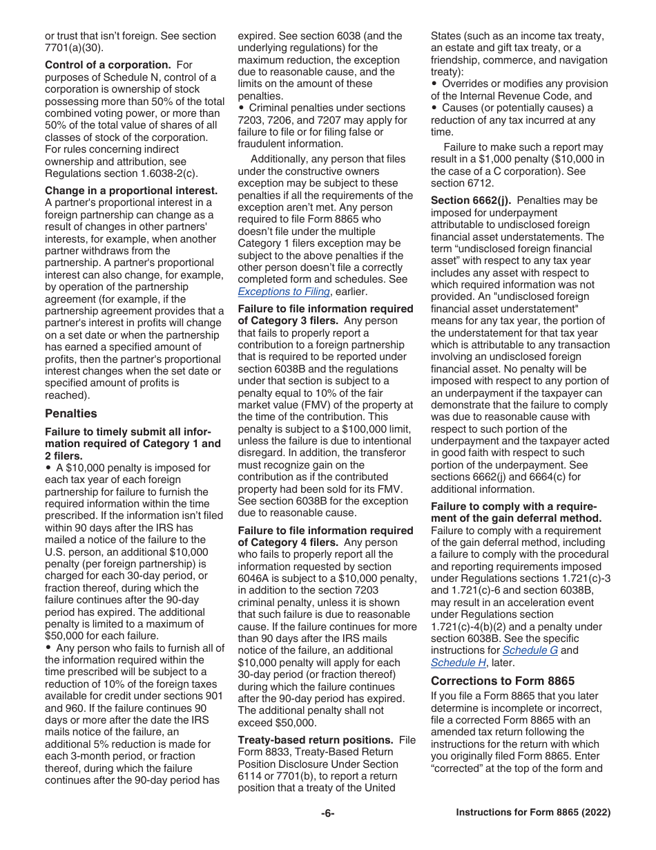 Instructions for Form 8865 Return of U.S. Persons With Respect to Certain Foreign Partnerships, Page 6