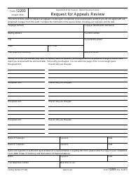 IRS Form 12203 Request for Appeals Review