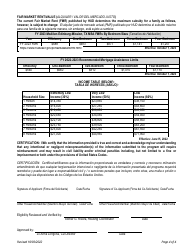 Emergency Rent/Mortgage/Utility Assistance Program Application - Community Development Block Grant Cdbg-Cv - City of Mission, Texas (English/Spanish), Page 4