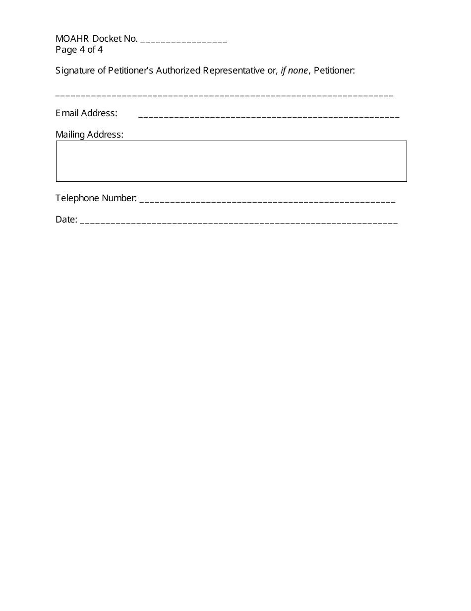 Entire Tribunal Property Tax Petition - Michigan, Page 4