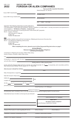Form EXM Foreign or Alien Companies Insurance Premiums Tax Return - New Jersey