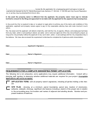 Beekeeping Application - City of St. Helena, California, Page 2
