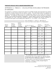 Form DLEP-3900-007 Manure Management Plan - Ohio, Page 11