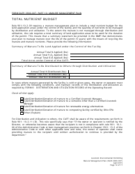 Form DLEP-3900-007 Manure Management Plan - Ohio, Page 12
