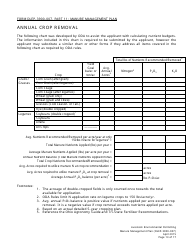 Form DLEP-3900-007 Manure Management Plan - Ohio, Page 13